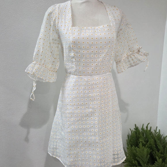 Francesca's Mi Ami Daisy Print Dress - Picture 4 of 7